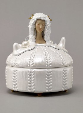 优选稀奇艺术品瞿广慈《月光宝盒》处女星座摆件酒柜装饰品新婚礼