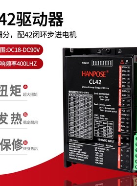 优选CL42直流闭环步进电机驱动器 低成本高速大力矩 两相闭环控制