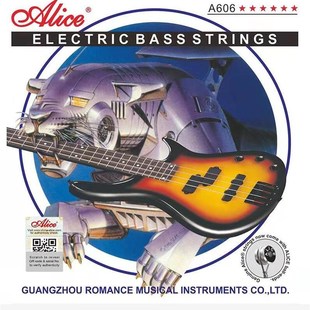 015 M四弦045 优选Alice爱丽丝电贝司 贝斯弦Bass套弦A606