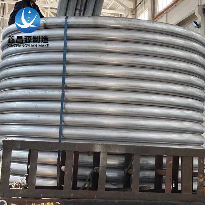 2205不锈钢盘管2507双相钢异形管换热器专用大型内外盘管生产厂家