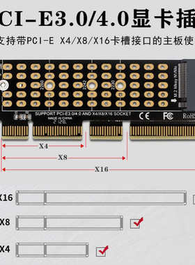 PH41-1U NVME转接卡M.2转PCIE4.0满速X4扩展MKEY支持1U服务器