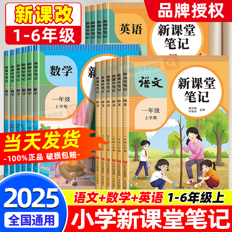 2025小学新课堂笔记预习教材人教