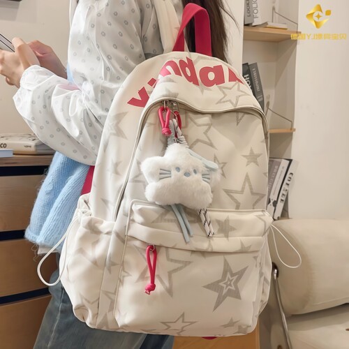 德国ins韩系书包原创小众冷门不撞款初中生高颜值16寸电脑双肩包