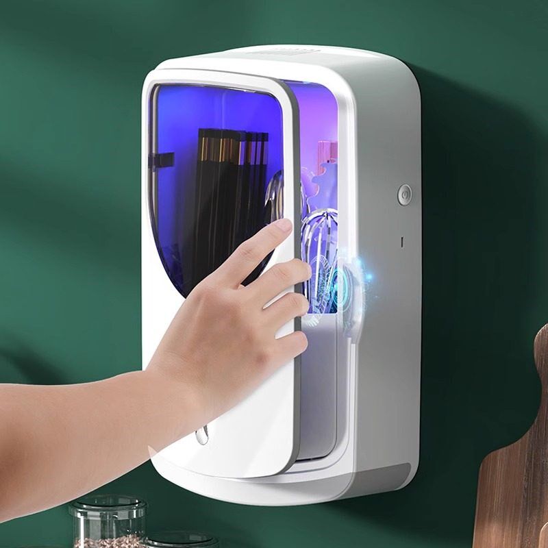 德系智能筷子消毒机家用壁挂式筷筒烘干机小型高档收纳盒风干筷篓