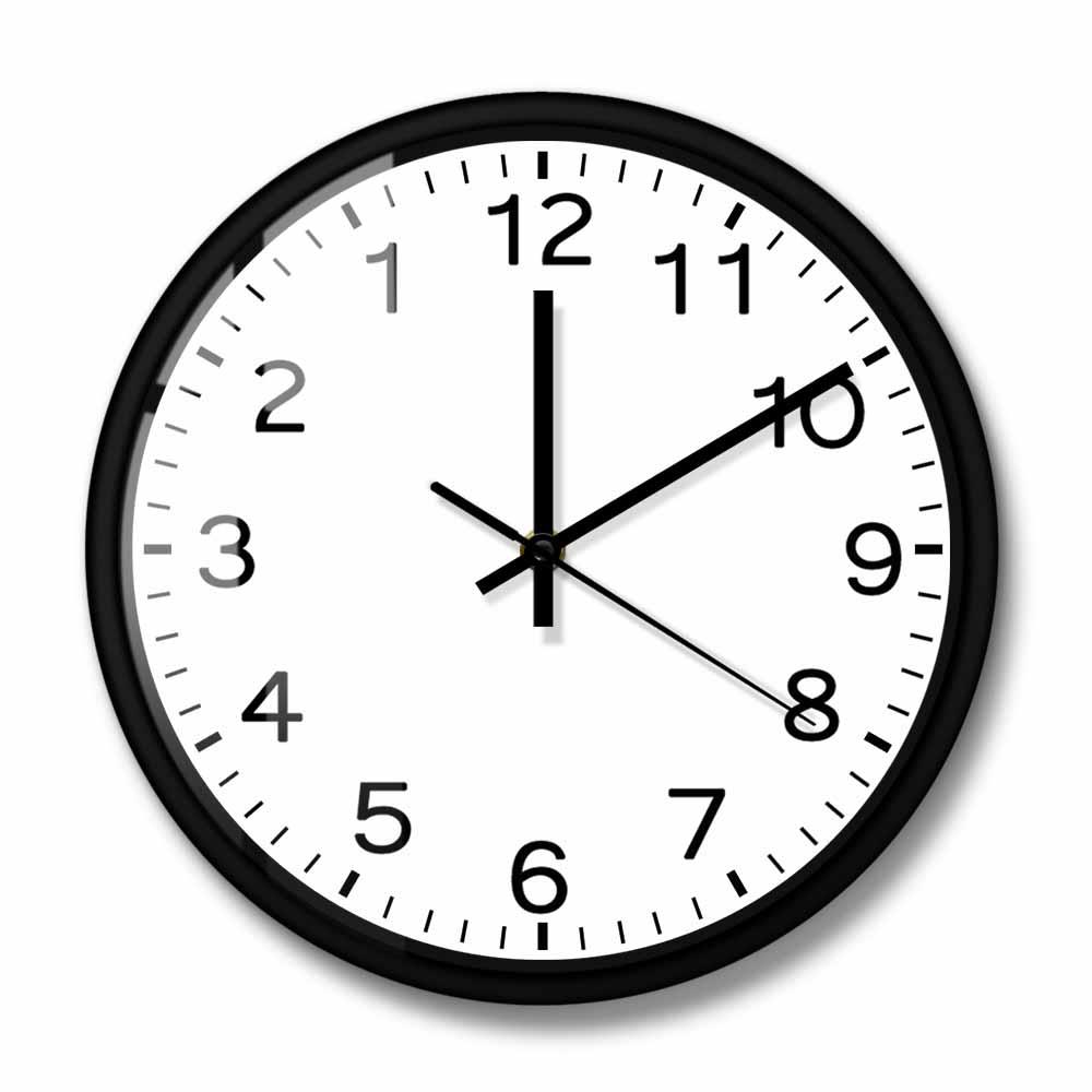 倒着走的时钟逆时针反走挂钟家居装饰带灯的钟表网红时钟创意定制