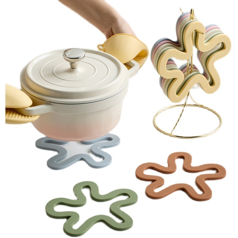 精选meelyhome花朵隔热垫餐垫家用高级矽胶餐桌隔热垫防烫垫锅垫,餐饮具,餐垫,淘宝优惠券,粉丝福利购,淘宝优惠卷