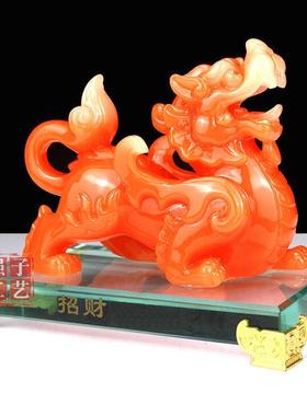 貔貅摆件一对公母招财聚财旺财皮丘装饰品办公室店铺桌面摆设