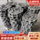 不锈钢大节距链条碳钢单双排弯板输送链条流水线带耳滚珠传动链条