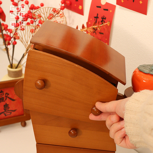精选玄关收纳盒桌面抽屉盒子抽屉式书桌收纳杂物盒收纳筐桌面改造