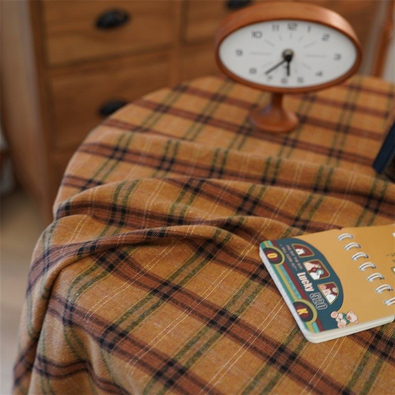 精选圣诞格子桌布新年氛围感麦片格子餐桌布茶几布长方形盖巾台布,居家布艺,桌布,淘宝优惠券,粉丝福利购,淘宝优惠卷