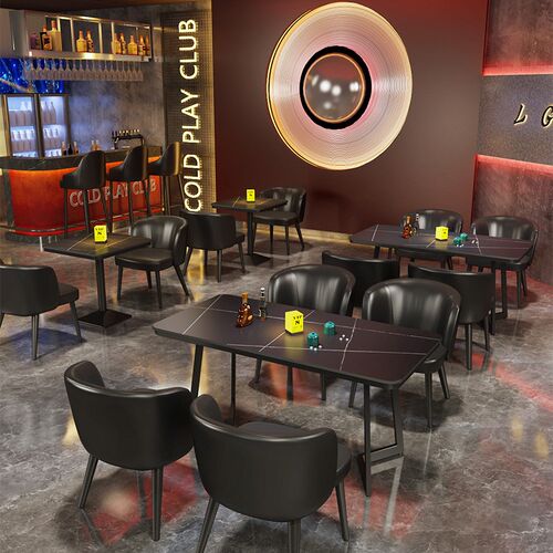 工业风小酒馆酒吧桌椅清吧卡座沙发烧烤店音乐餐吧咖啡厅商用沙发
