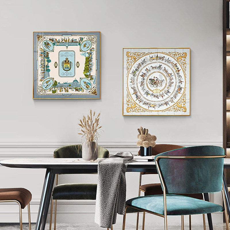 精选现代轻奢客厅装饰画抽象马小众艺术沙发背景墙挂画高级感复古