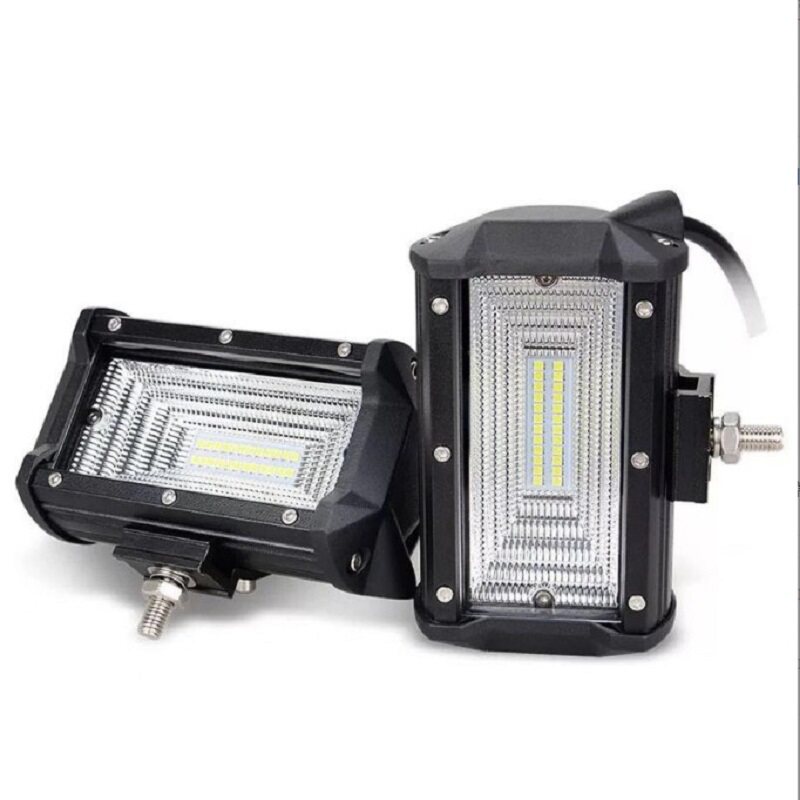 led射灯12v24伏强光超亮货车用大灯倒车灯叉车挖机散光灯越野汽车
