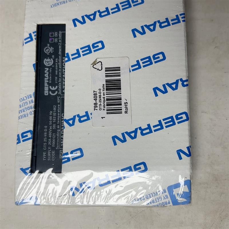 【议价】GEFRAN杰弗伦固态继电器 GTS 25/48-D-0