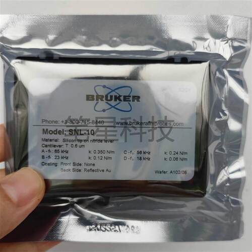 布鲁克Bruker AFM智能模式探针SNL-10原子力探针生物样品细胞成像