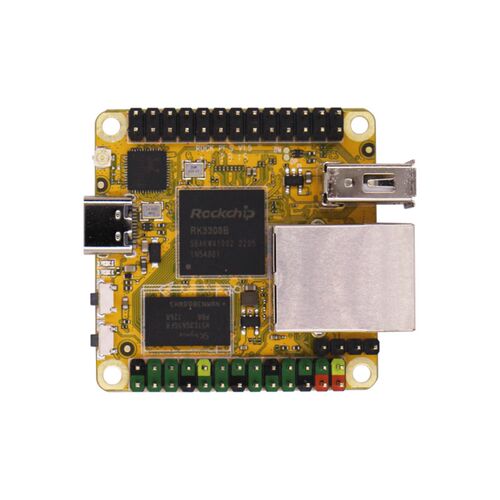 瑞莎 Radxa 开发板 ROCK Pi S RK3308B 四核CPU 单板机