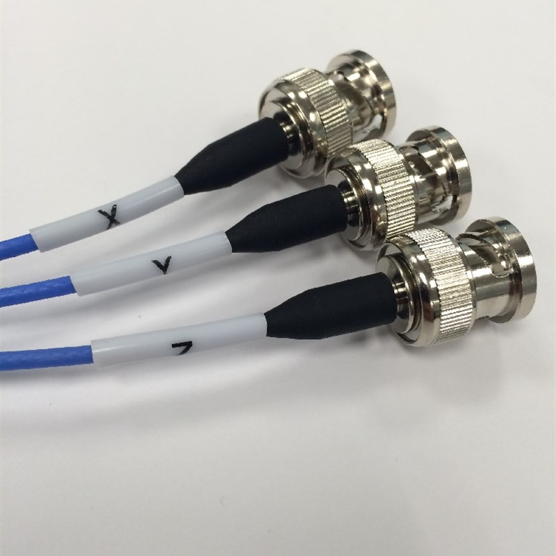 四芯1/4-28UNF转BNC PCB三轴加速度传感器专用线缆 替代034G20