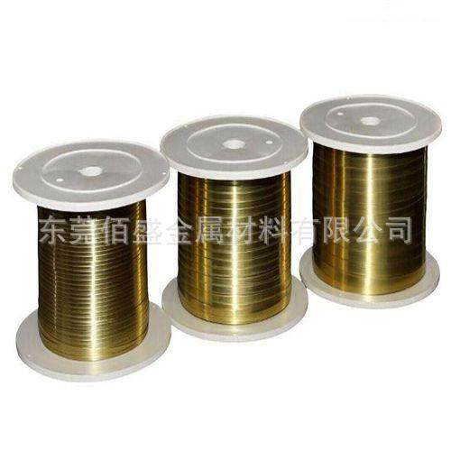 轴装黄铜扁线1.43*6.23mm环保黄铜条2*4mm2*6mm3*9mm...黄铜条