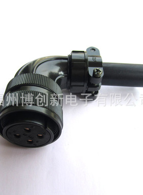 航空插头MS3108B 22-22S 4孔伺服电机航空插件4芯