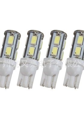 热销汽车LED高亮度 T10-5050-9SMD 仪表灯/示宽灯/侧门灯牌照灯
