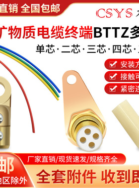 矿物质电缆终端头BTTZ接地卡BTTVZ防火配件BTTYZ矿物终端刚性