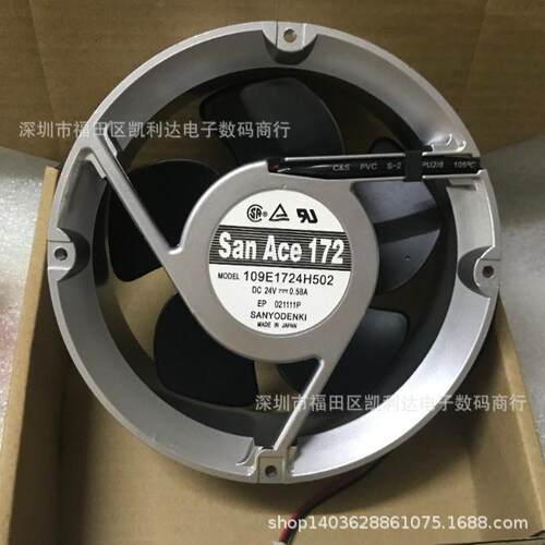 出售SANACE172 109E1724X502 DC24V 0.58A 172*51MM 170*50MM风扇