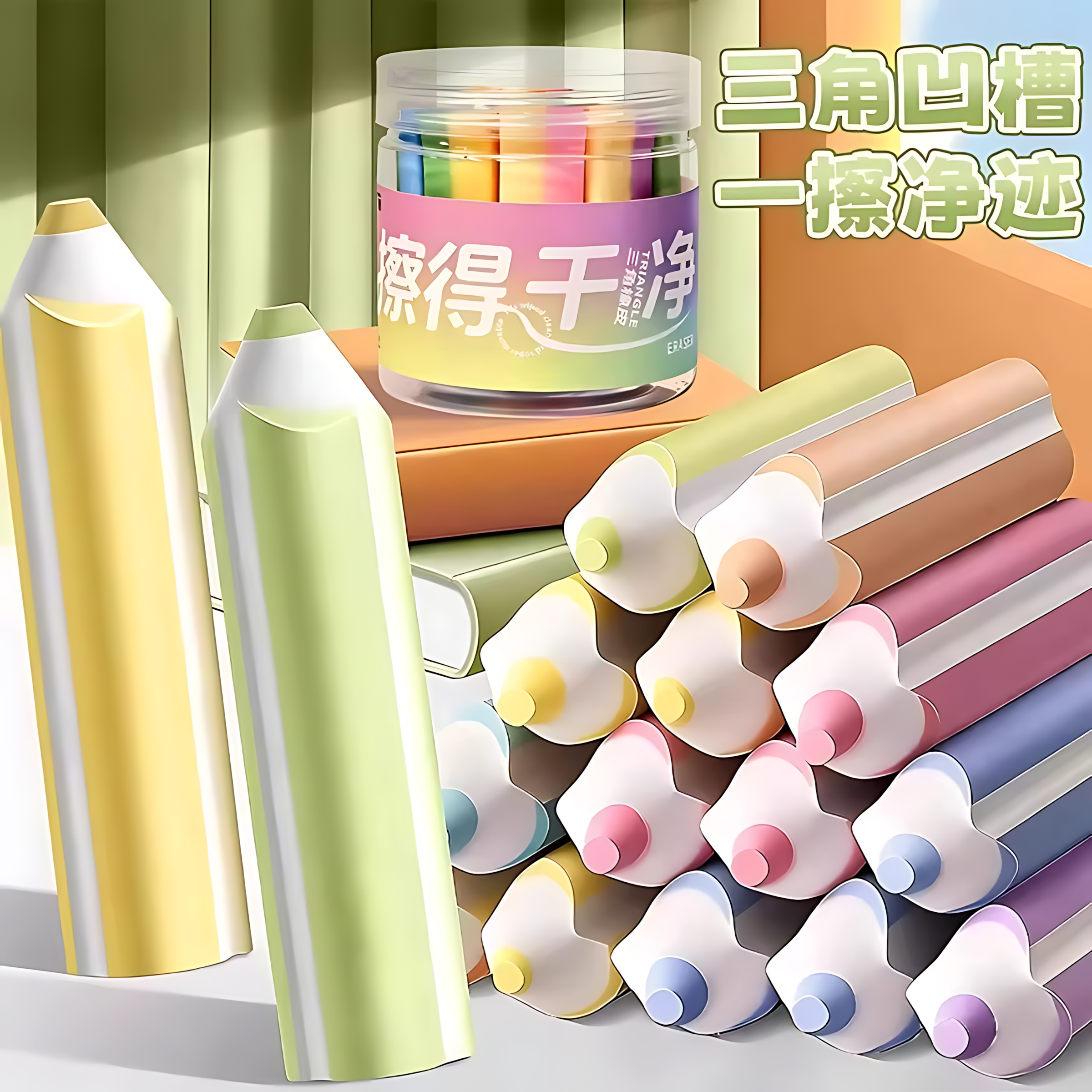 铅笔橡皮擦无屑超干净不留痕集屑像皮擦小学生专用无毒2b高颜值