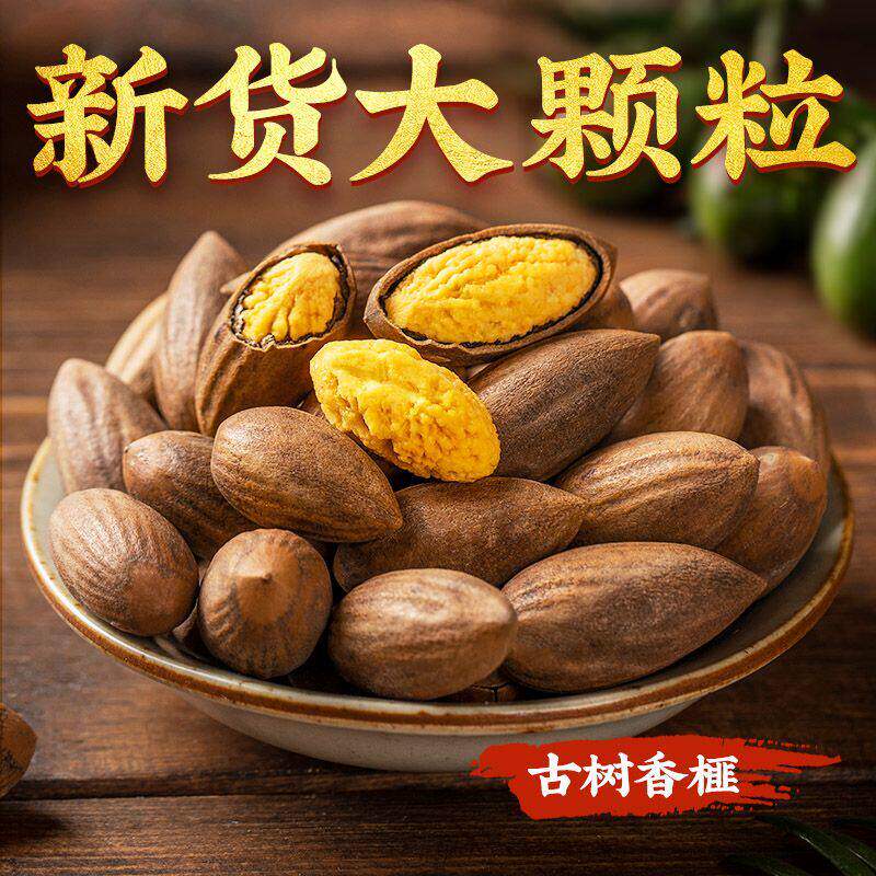 大粒颗香榧新货2025绍兴诸暨特产香榧连罐500克200克坚果果零食