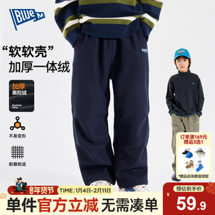 【杜邦三防】儿童裤子加绒冬季男童工装裤加厚冬装男孩保暖长裤