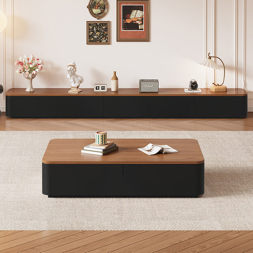 电视柜客厅家用落地茶几电视柜