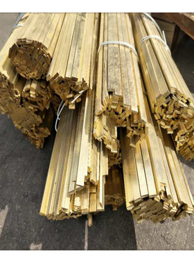 防滑黄铜排H59 地板铜条 u型铜条 楼梯铜条 T黄铜条