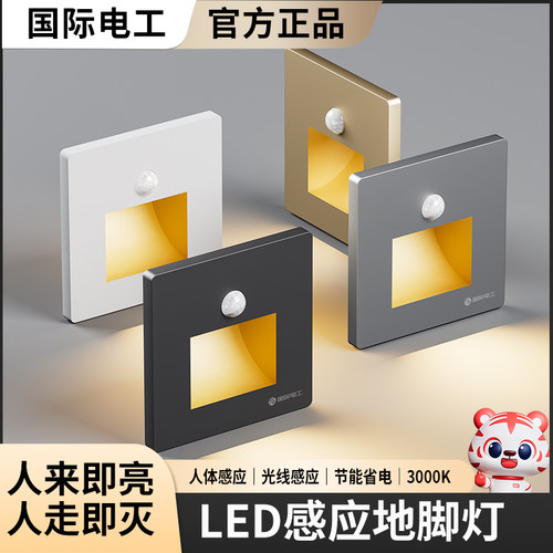 国际电工人体感应地脚灯