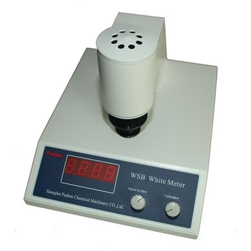 上海普申WSB数显白度仪PS2734粉末成型器造纸纺织化工油漆白度仪