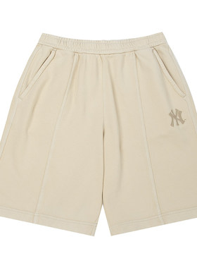 MLB情侣短裤2025冬季新款潮流休闲裤户外出行透气运动裤3ASPB2053