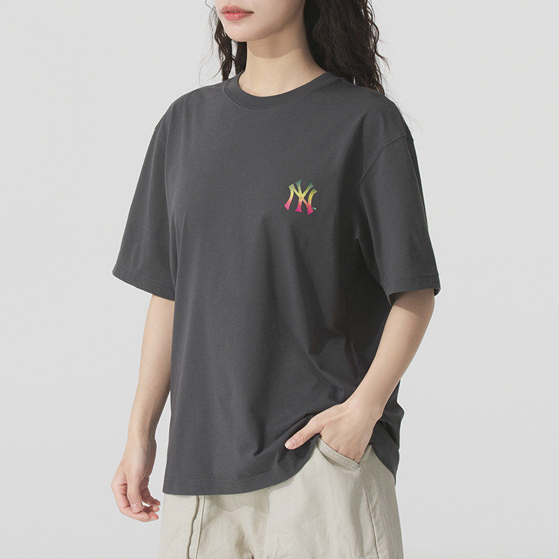 MLB男装女装短袖春夏新款棒球服运动服时尚潮流休闲服短袖T恤上衣