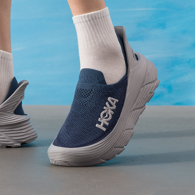 HOKA男鞋女鞋冬季新款RESTORE TC一脚穿运动鞋户外徒步越野休闲鞋