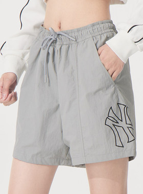 MLB正品短裤25冬季新款棒球裤潮流透气速干训练裤运动裤3ASMB0753