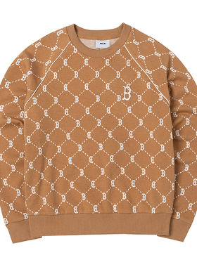 MLB官方正品长袖套头衫男女装冬季新款运动服情侣服卫衣3AMTM0144