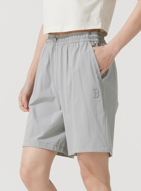 MLB情侣运动短裤25冬季新款训练透气休闲裤潮流健身裤子3ASMB0153