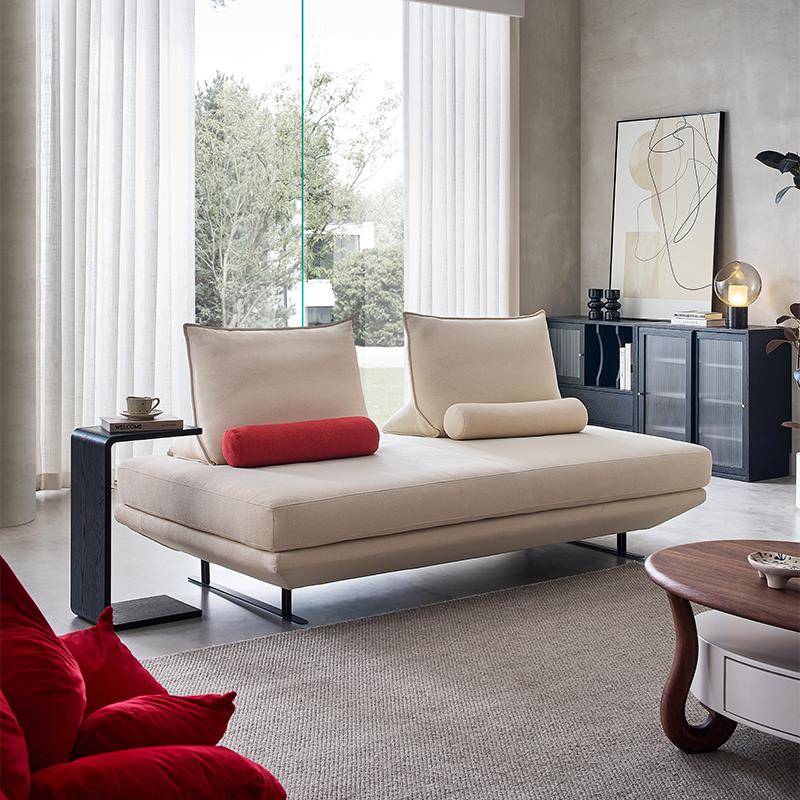 需定制索妃尔丽 写意空间prado普拉多沙发小户型可移动靠背客厅布