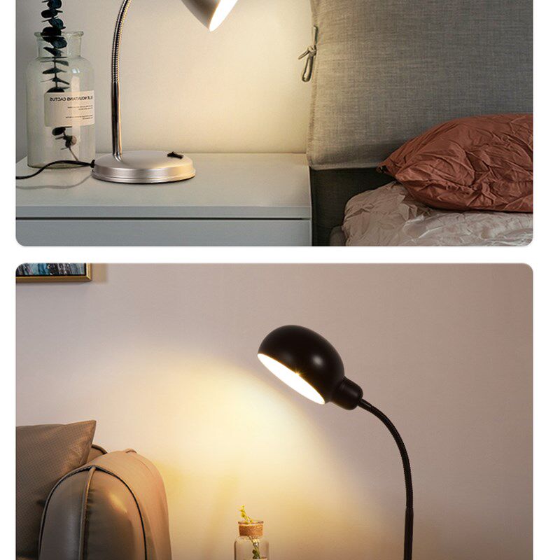 台灯学生学习专用宿舍书桌阅读办公书房简约老式卧室LED床头灯