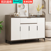 实木鞋 柜大容量家用门口多功能阳台储物入户玄关柜门外防尘收纳柜