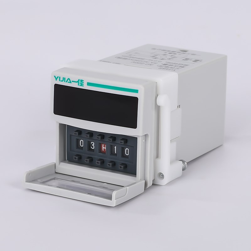 一佳YJ48S时间继电器1组2组8脚11脚220V12V延时循环型带瞬动复位