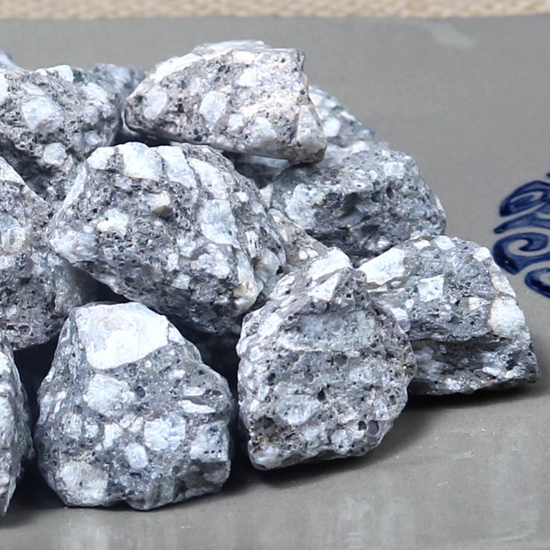 O2鱼缸天然特级麦饭原石净水块水族箱造景鱼池底滤滴流盒过滤材料