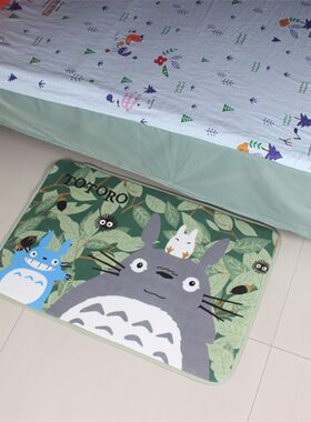 卡通珊瑚绒地毯 加厚客厅茶几卧室床边儿童宝宝爬行垫防滑大地垫