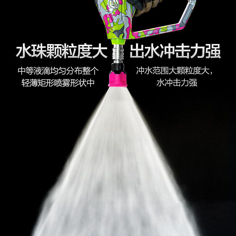绿田防刮擦喷嘴1/4快插高打击喷头高压洗车机配件出水喷头水枪嘴