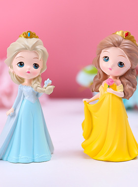 网红创意可爱公主娃娃摆件少女心女孩房间装饰儿童闺蜜新年礼物