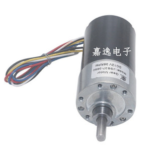 JGB37 12v24v大扭力正反转调速带刹车马达 3650直流无刷减速电机