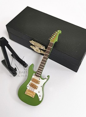 迷你电吉他模型摆件生日礼物娃娃乐器手办蛋糕小摆件可刻字电贝斯