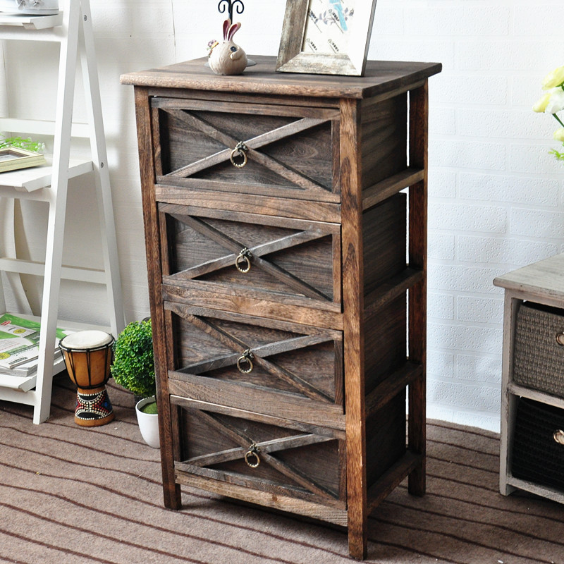 户外森系婚庆婚礼道具摆件抽屉桌子木框复古收纳箱迎宾区舞台桌子